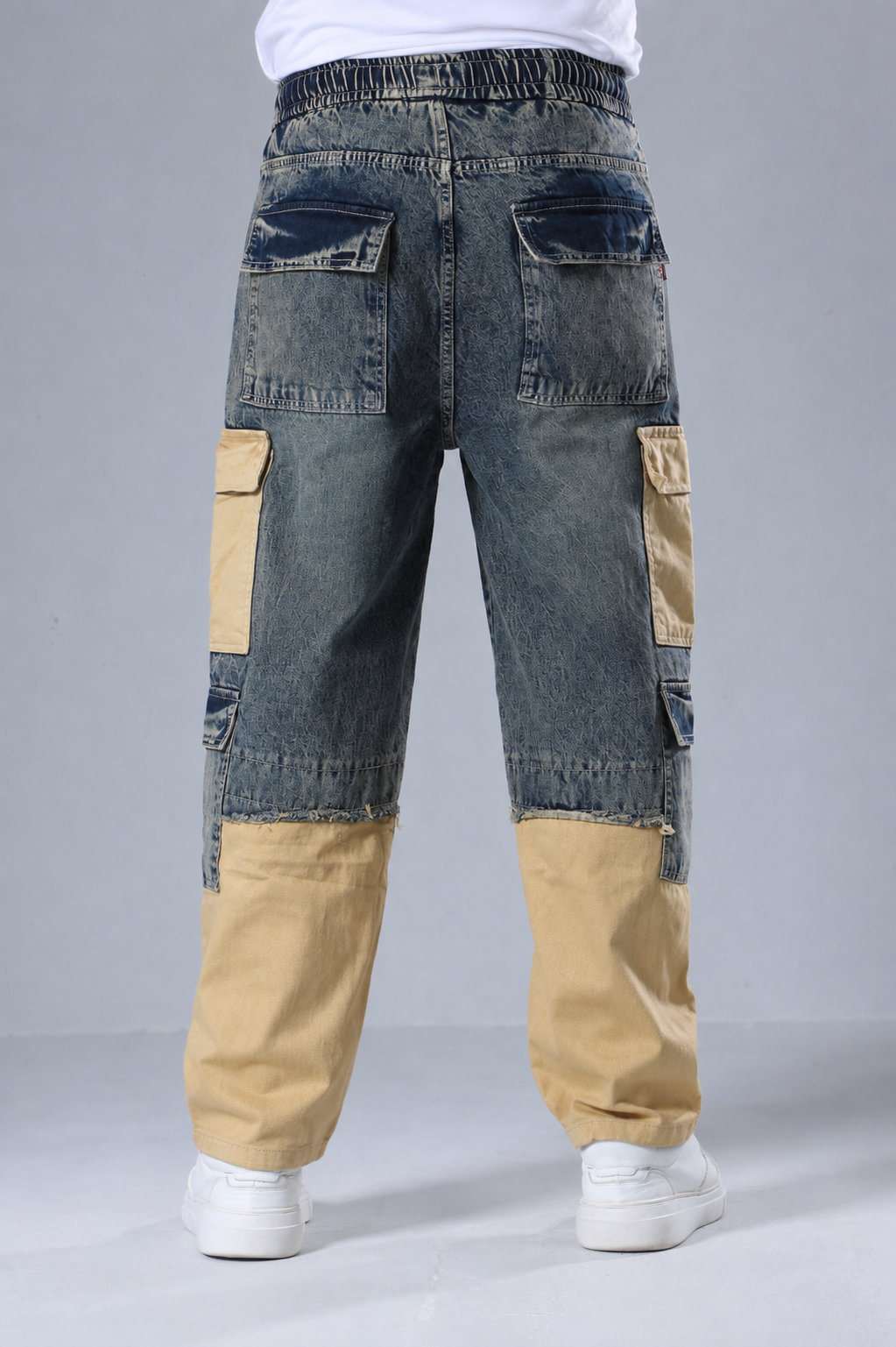 Youth Carpenter Jeans with Contrast Panel Details (L172 \ 16)