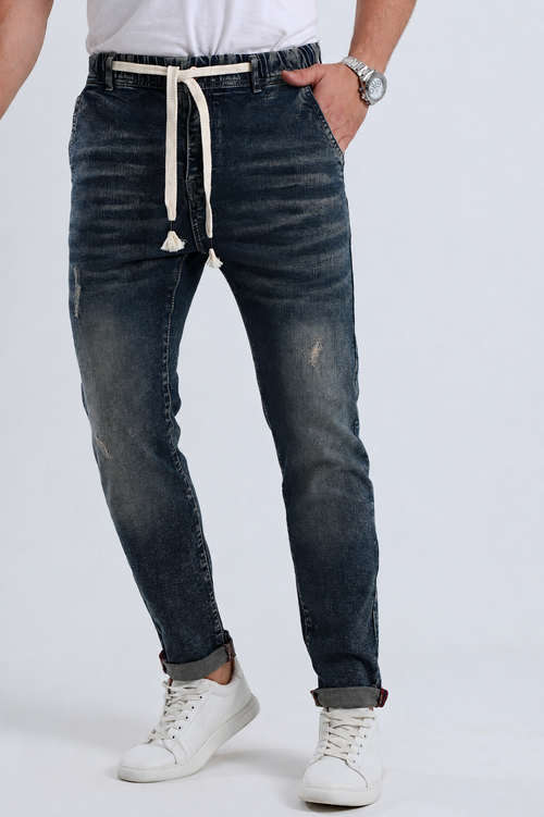Relaxed Fit Denim Jogger (L189 )