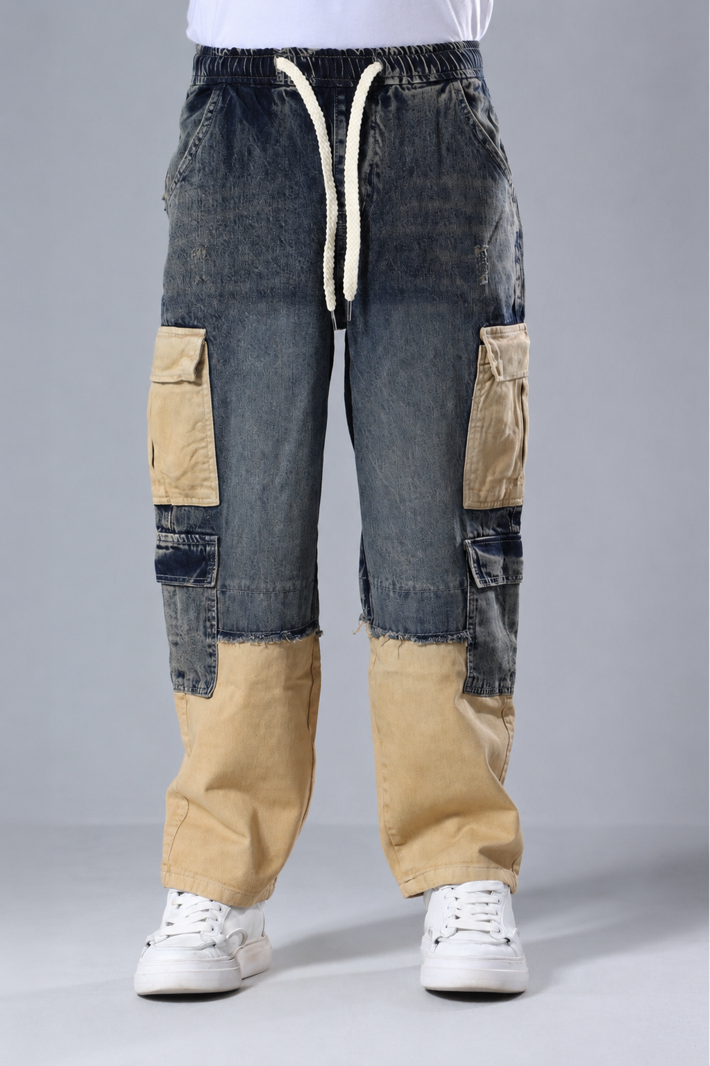 Youth Carpenter Jeans with Contrast Panel Details (L172 \ 16)